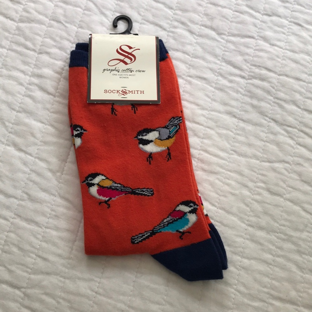 Sock Smith Robin Bird Crew Socks